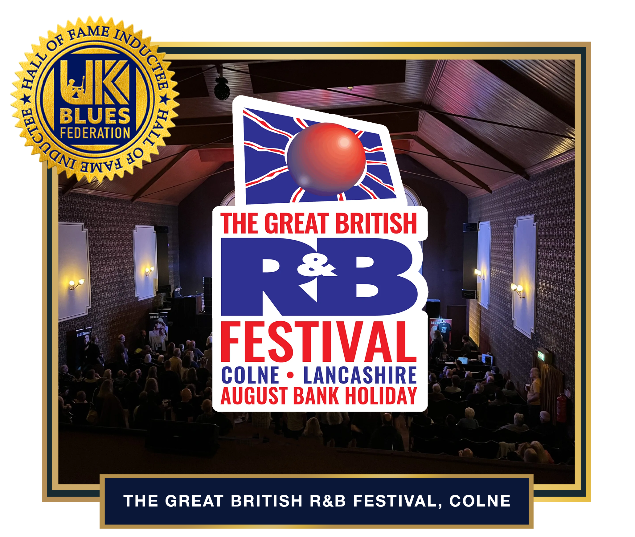 Hall of Fame Inductee Great British R&B Festival Colne Hall of Fame Inductee Great British R&B Festival Colne